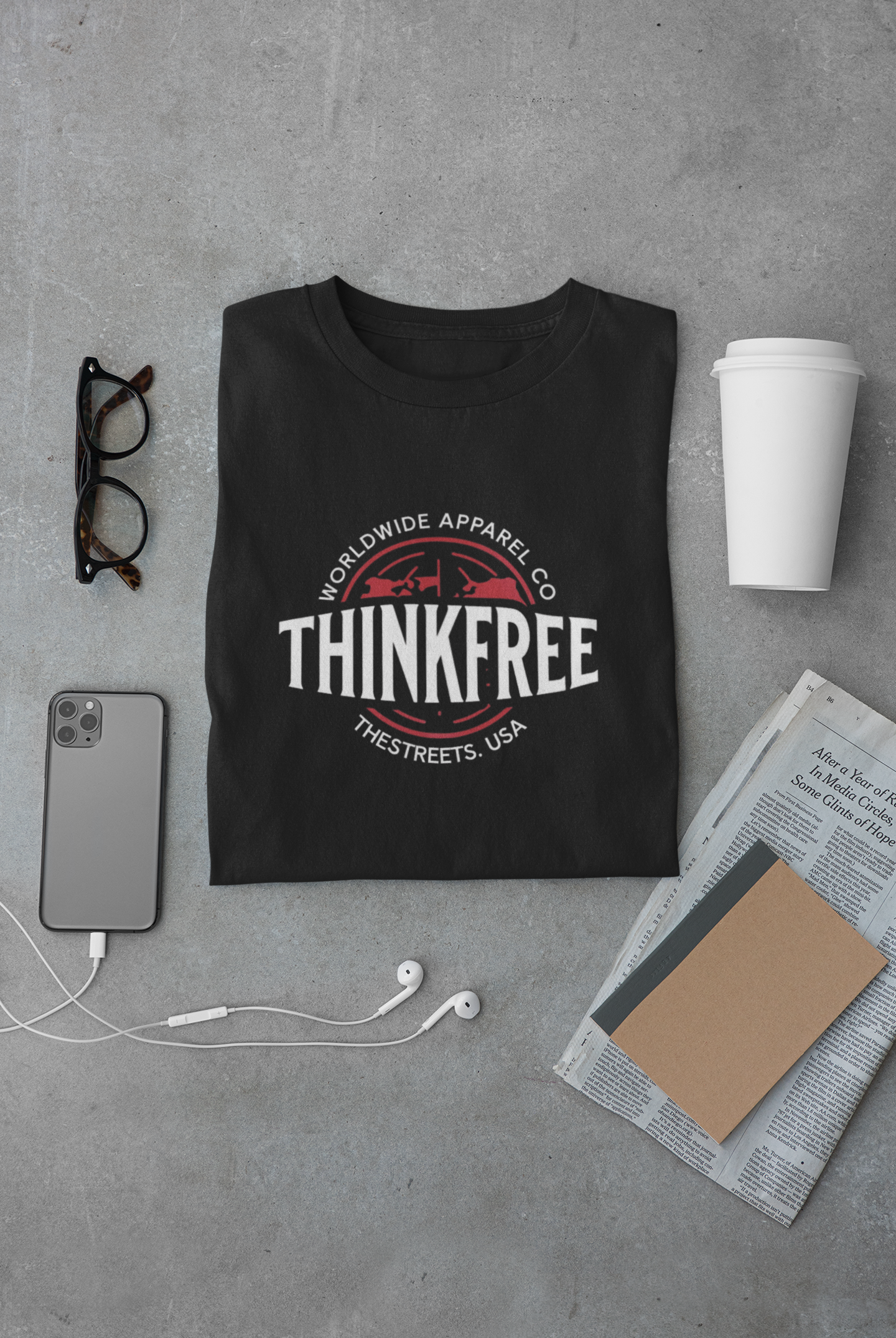 Worldwide think free tee
