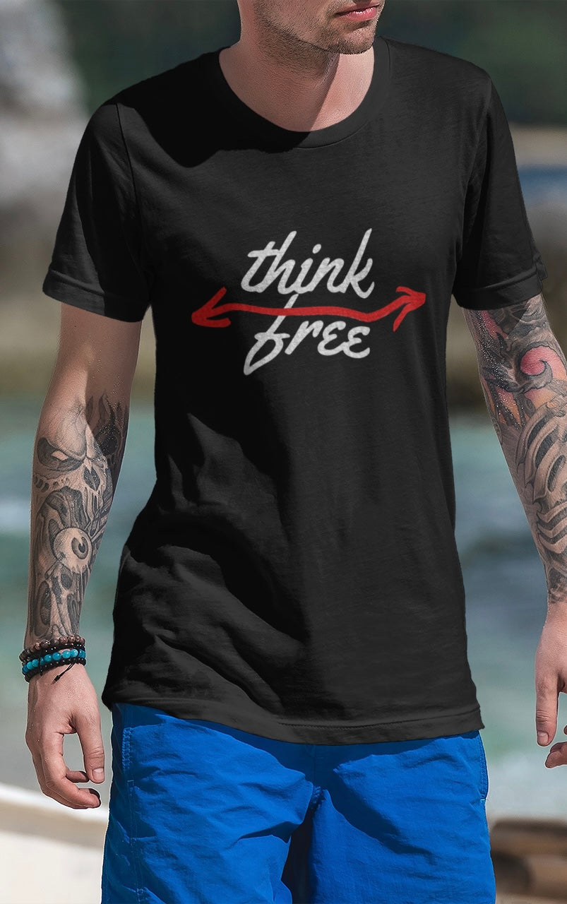Think free logo tee