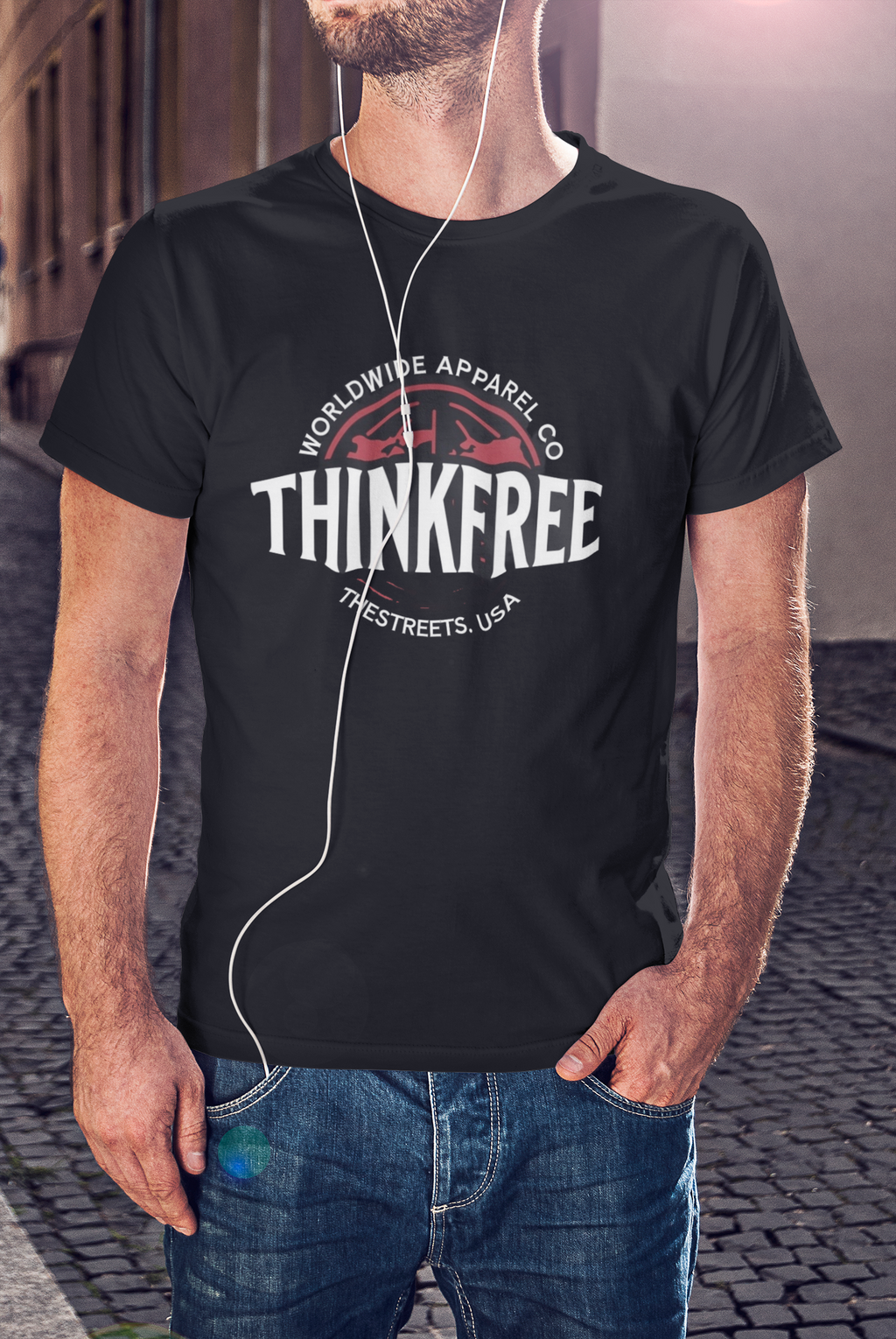 Worldwide think free tee
