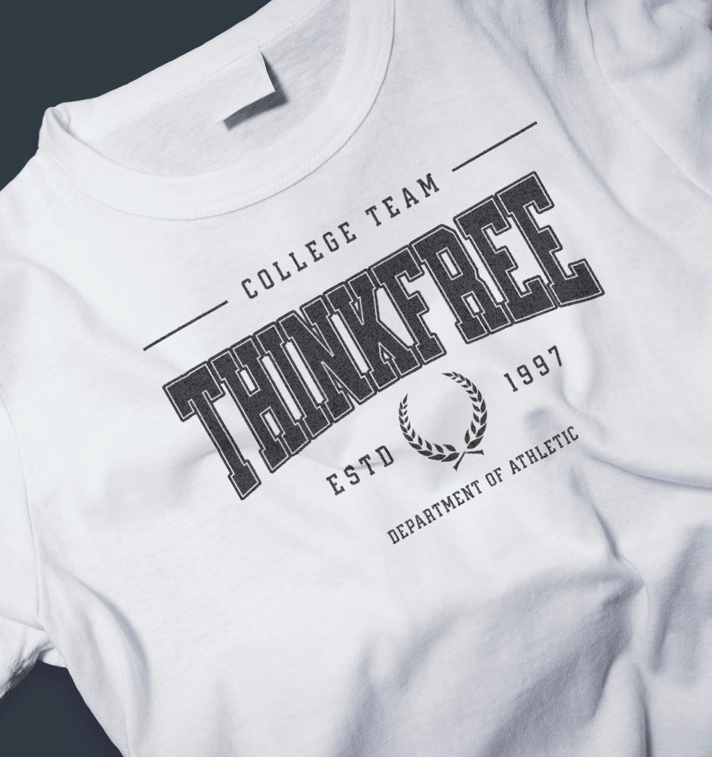 Think free college tee