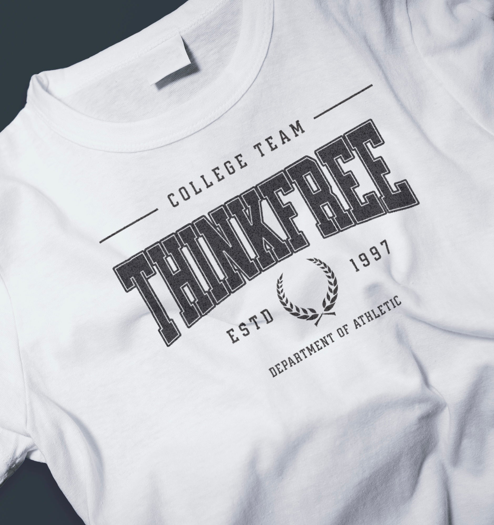 Think free college tee