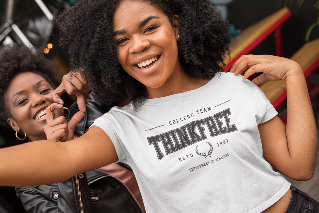 Think free college tee