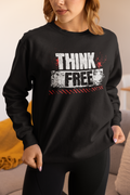 Black think free sweat shirt