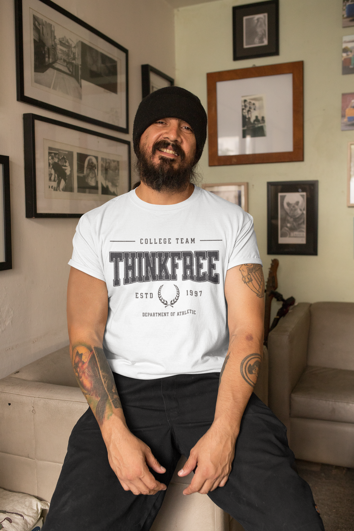 Think free college tee
