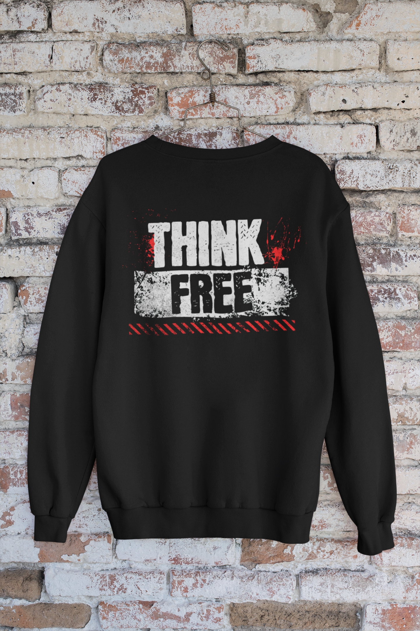 Black think free sweat shirt