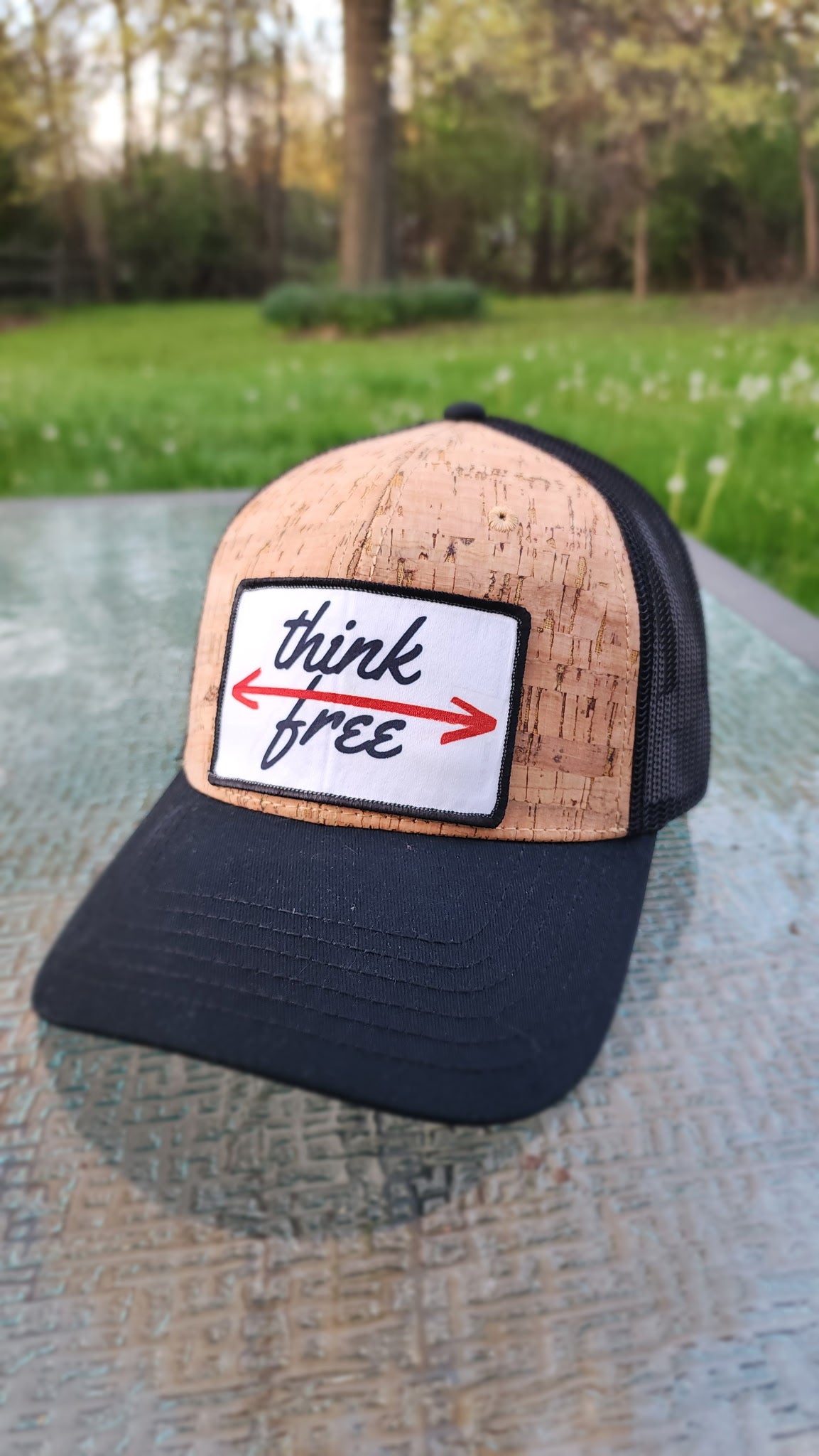 Black cork cap